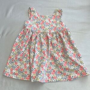 GAP - Pink and Red Ruffled Tiered Sundress